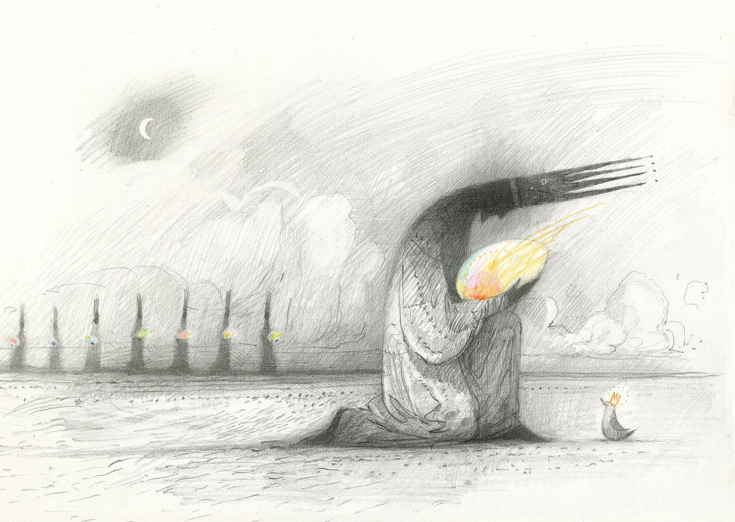 アート・デザイン・音楽 The Bird King and other sketches Bird King book — shaun tan